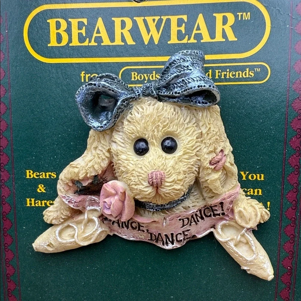 Boyds Bears Bearwear Margot Dance Dance Dance Brooch Pin #26114